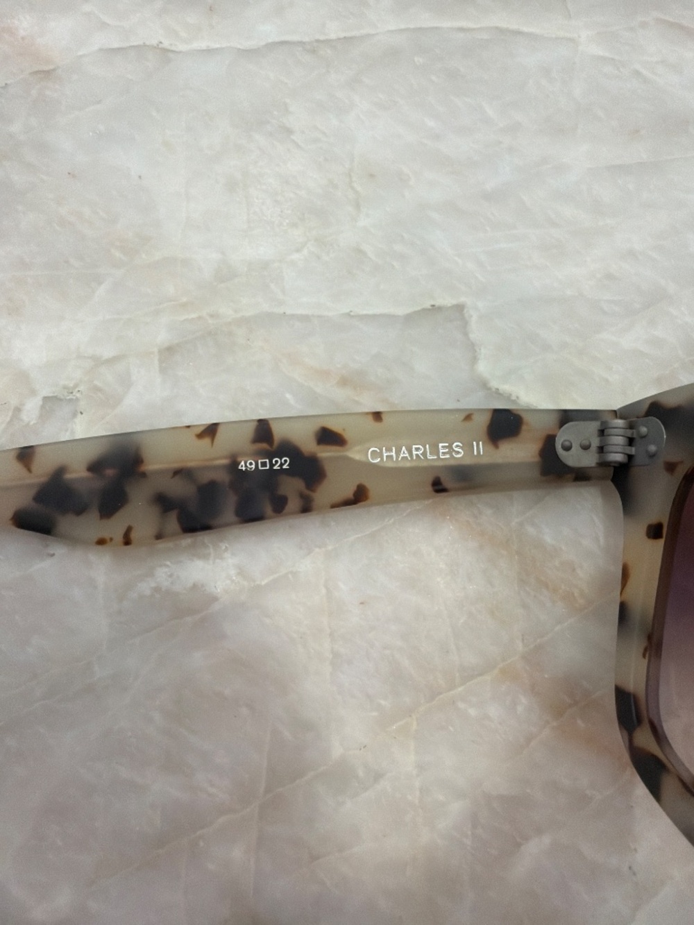 Krewe Charles II Sunglasses in Matte Oyster - Picture 4 of 6